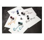 COFFRET 5 FLACONS 10ML ENCRES 1670 A PAILLETTES DOREES - Assortiment