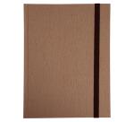 Carnet Nature 220x170, 192 pages lignées - Brun