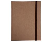 Notitieboekje Nature 220 x 170 mm 192 pagina's gelijnd - bruin