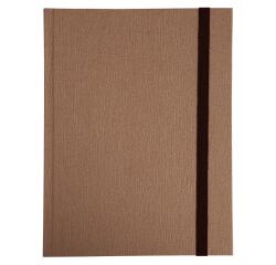 Carnet Nature 220x170, 192 pages lignées - Brun