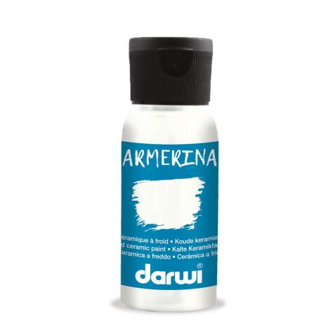 DARWI Flacon de 50 ml de Medium pour Peinture sur Céramique à Froid - Transparent