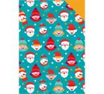 CARTON DÉCOR, Paquet de 40 feuilles 160g/m2 au format 25x35cm - Noël - Multicolore