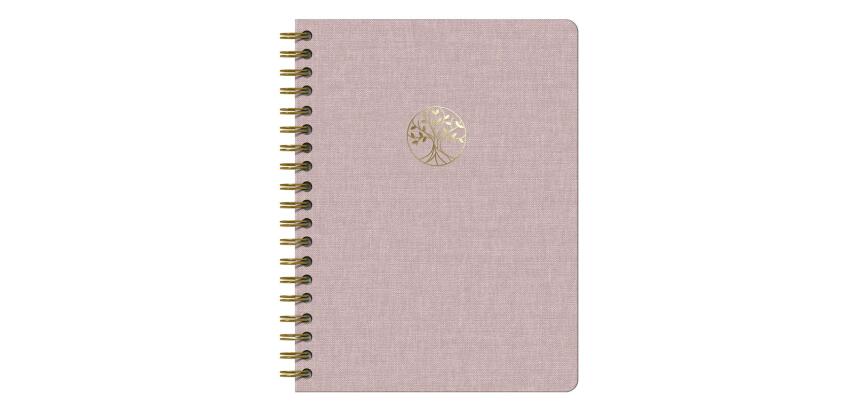 Inspire, Life planner, Carnet reliure intégrale 19x25 cm, couverture Toile du Marais, 192 pages, imprimé, ass.