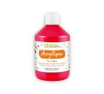 ACRYLIQUE MATE 500 ML ROUGE PRIMAIRE - Rouge