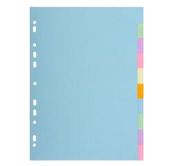 Div Forever Divider A4 170g 10P Pastel - Assorted colours