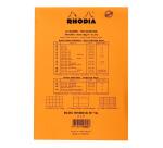 Stapled Pad No. 16 Yellow, A5 size, squared