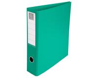 Classeur rembordé PVC 4 anneaux en D de 50mm en 3ème de couverture - A4 maxi - Vert