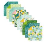 ORIGAMI, Pochette de 60 feuilles 70g/m2 au format 15x15cm - Fraîcheur exotique - Multicolore