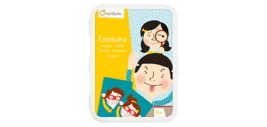 Jeu de cartes Emotwins - Multicolore