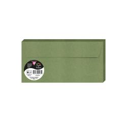 Paquet de 20 enveloppes Pollen DL 110x220 120g/m2 - Vert sauge
