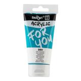 Darwi For You tube de peinture acrylique 75 ml - Bleu turquoise