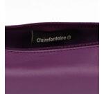 CUIR TEINTÉ Trousse Ø5,5x22 cm Violet