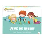 Coffret jeux de billes - Bleu