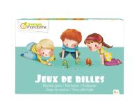 Coffret jeux de billes - Bleu