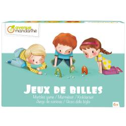 Coffret jeux de billes - Bleu