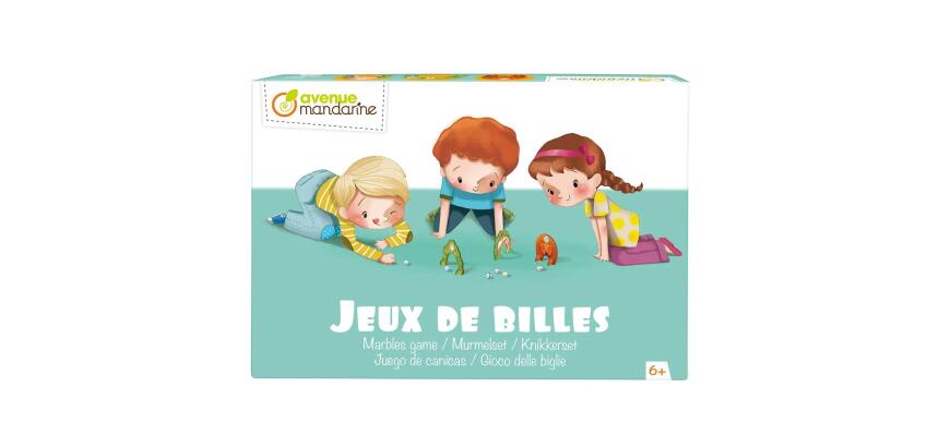 Coffret jeux de billes - Bleu