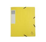 Boite de classement Cartobox livrée à plat Dos 60mm carte lustrée Aquarel - A4 - Couleurs assorties