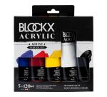 Set acrylique 5 x 120ml - Primaires