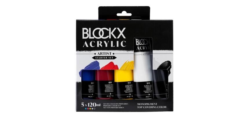 Set acrylique 5 x 120ml - Primaires