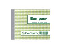 Manifolds Bon pour 10,5x13,5cm - 50 feuillets dupli - Sous film par lot de 5