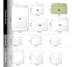 Carton de 200 enveloppes Pollen 110x220mm 120g/m² - Bleu lavande