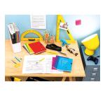 Cahier piqué Mimesys 17x22cm 96 pages grands carreaux couverture polypropylène Rose - Rose