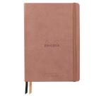 Rhodia Goalbook Creation - A5 - Dotted - Hard Cover - Black Maya Paper - Rosewood