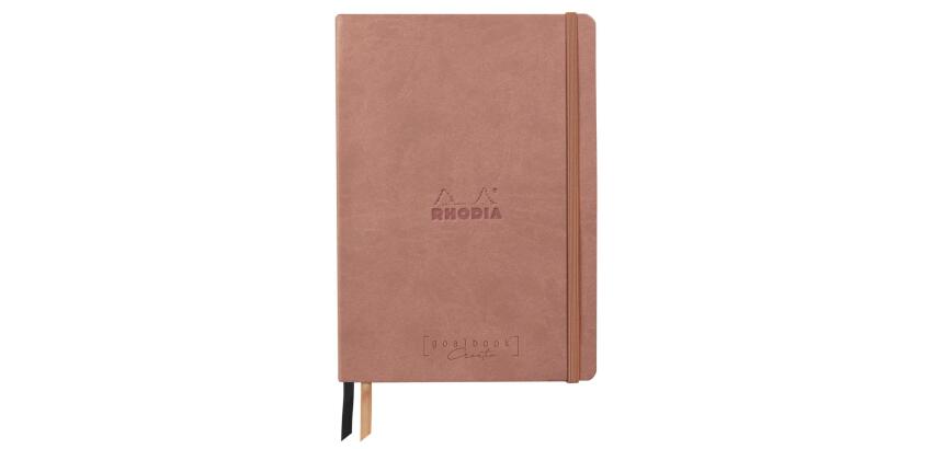 Rhodia Goalbook Creation - A5 - Dotted - Hard Cover - Black Maya Paper - Rosewood