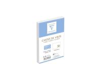 Paquet de 50 Cartes de visite 110x155mm- Bristol 220g/m2 - Blanc