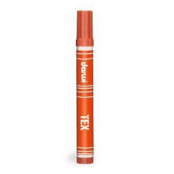 DARWI Marqueur Peinture Textile Pointe Conique Fine 3mm - Orange