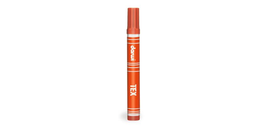 DARWI Marqueur Peinture Textile Pointe Conique Fine 3mm - Orange