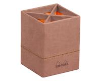 Pot à crayons, en similicuir