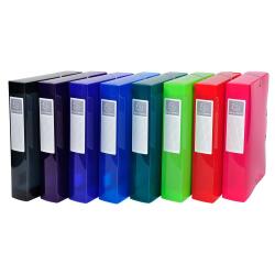 Exacompta Iderama Filing Box, A4, 60mm spine, PP - Assorted colours