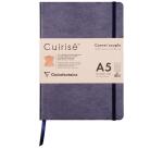 CUIRISÉ Carnet souple A5, 144 pages lignées - Pétrole
