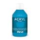 Darwi Flacon de 250 ml de Peinture Acrylique Universelle Brillante - Bleu