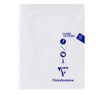 Cahier Dessin piqué Mimesys 17x22cm 32 pages uni Incolore - Incolore