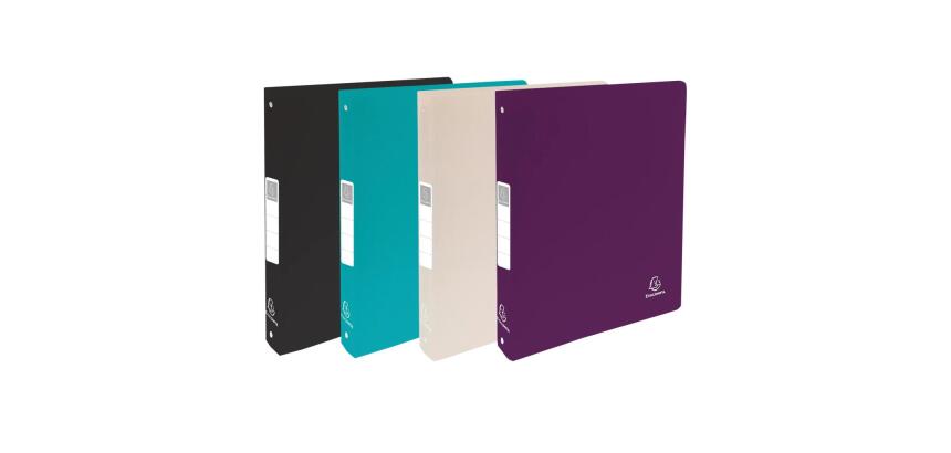 Exacompta Titane Binder, 4 Rings, 30 mm, Recycled PP - Assorted colours
