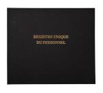 Registre 27x32cm - Registre unique du personnel (salariés et stagiaires) - 100 pages