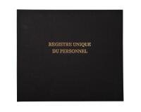 Registre 27x32cm - Registre unique du personnel (salariés et stagiaires) - 100 pages