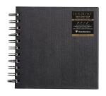 Goldline carnet spiralé 64F 15x15cm 140g - Blanc