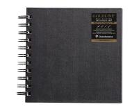 Goldline carnet spiralé 64F 15x15cm 140g - Blanc