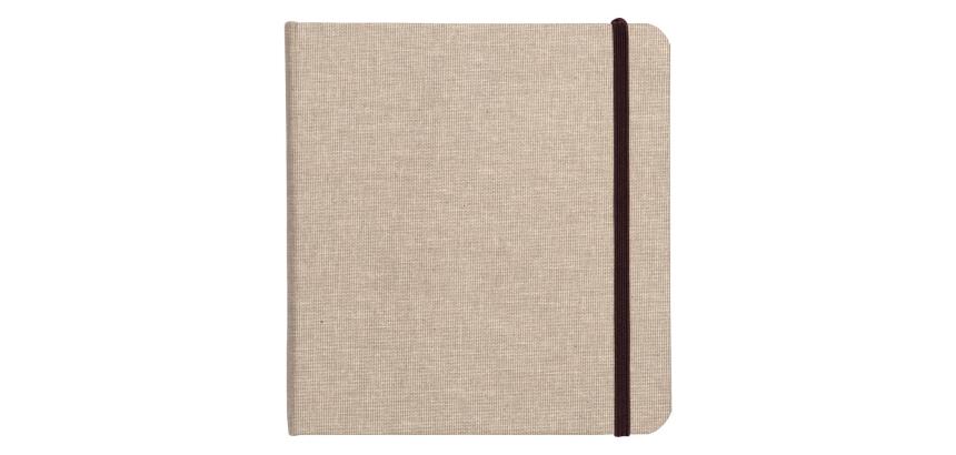 Goldline Voyage carnet toilé 32F 20x20cm 180g - Naturel
