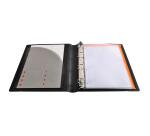 Classeur 4 anneaux plastifié Exacompta Exabinder A4 maxi - Dos 5 cm noir