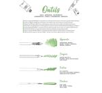 ODELIA, Bloc de coloriage multi-techniques de 20 feuilles A4 250g, Les jardins