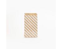 Pochette en papier à fond plat 'Coeurs'