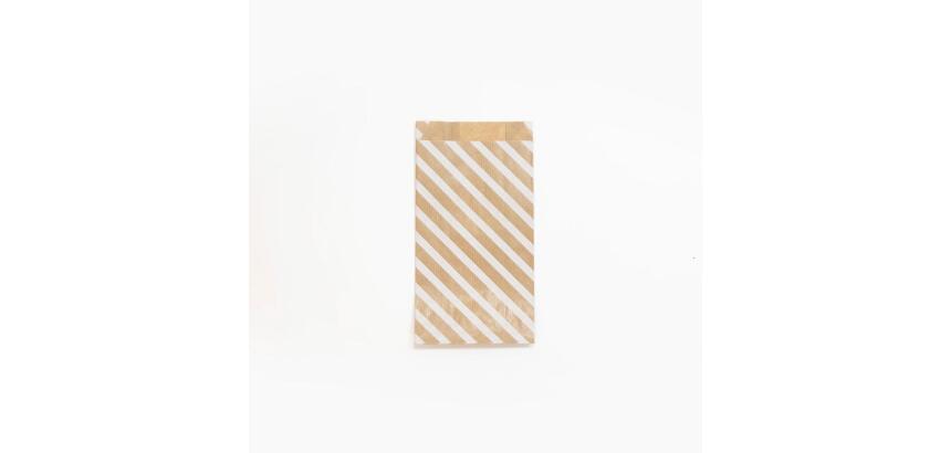 Pochette en papier à fond plat 'Coeurs'