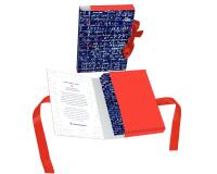 Le Mur des Je t'aime, Set de correspondance 15,5x10 cm contenant 10 cartes doubles 8,25x12,8 cm et 10 enveloppes Pollen 9x14 cm Rouge corail