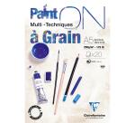 Paint'ON à grain bloc collé 20F A5 250g