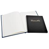 Livre d'or Balacron avec titre 140 pages blanches - 21x19 cm vertical - Couleurs assorties
