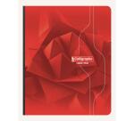 7000, Notitieschrift harde kaft genaaid 17x22cm 96 blad Q5x5 70g. - Geassorteerde kleuren